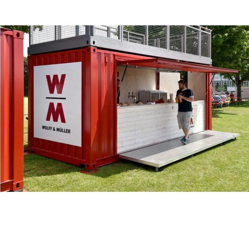 Container retail kiosk