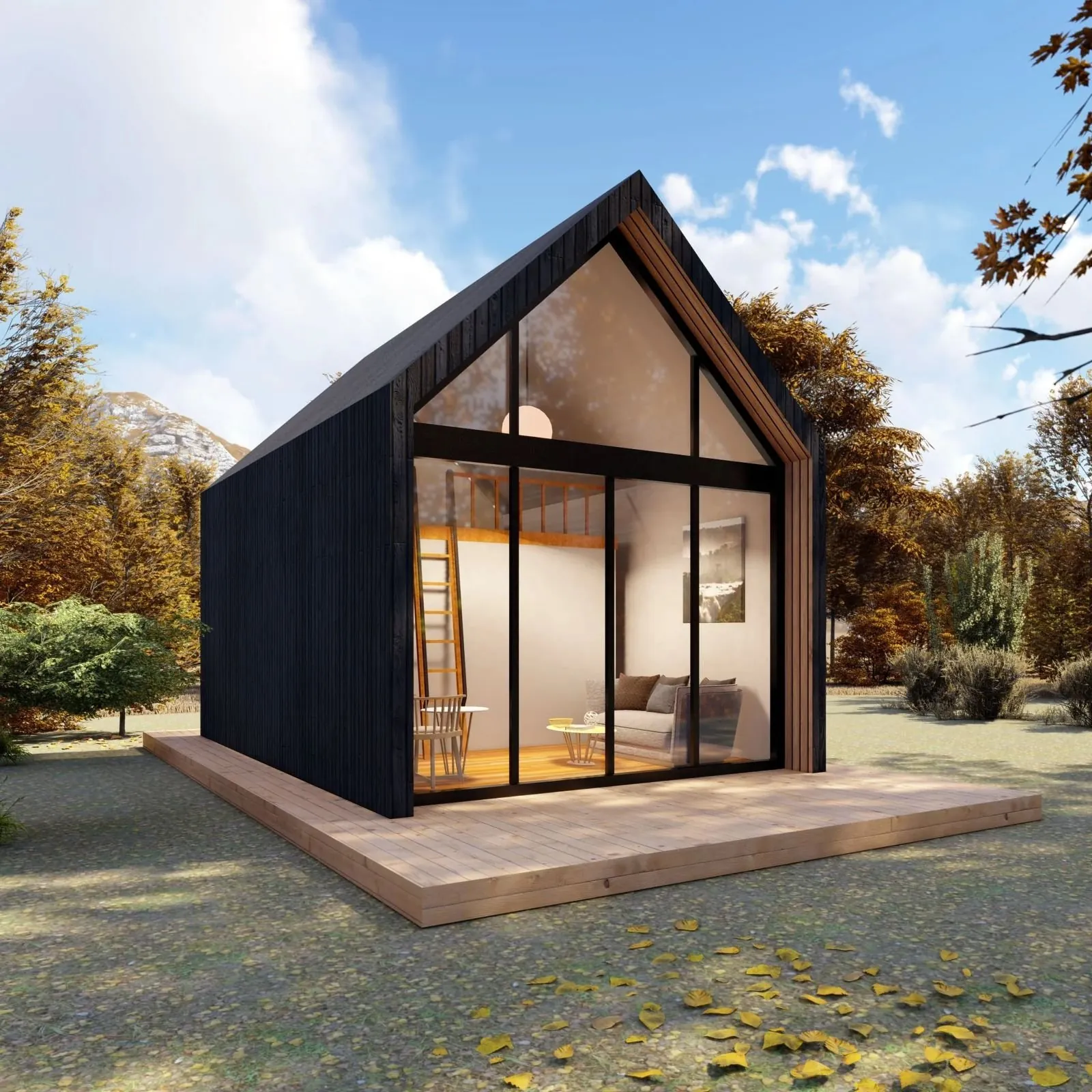 Light-steel villa exterior