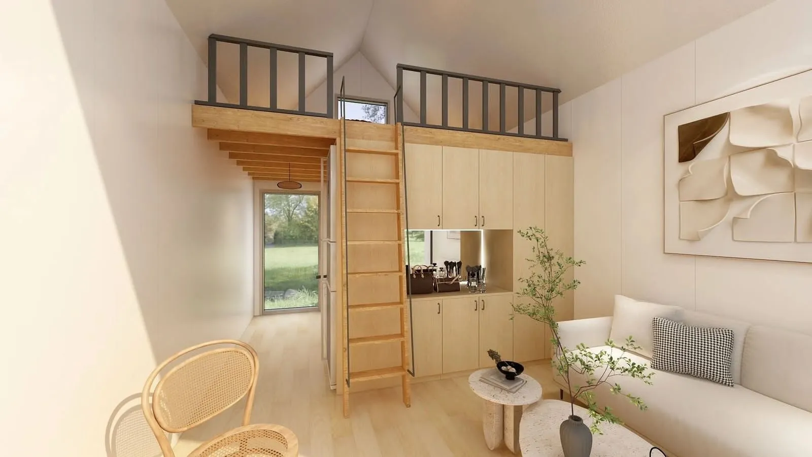 Villa living area