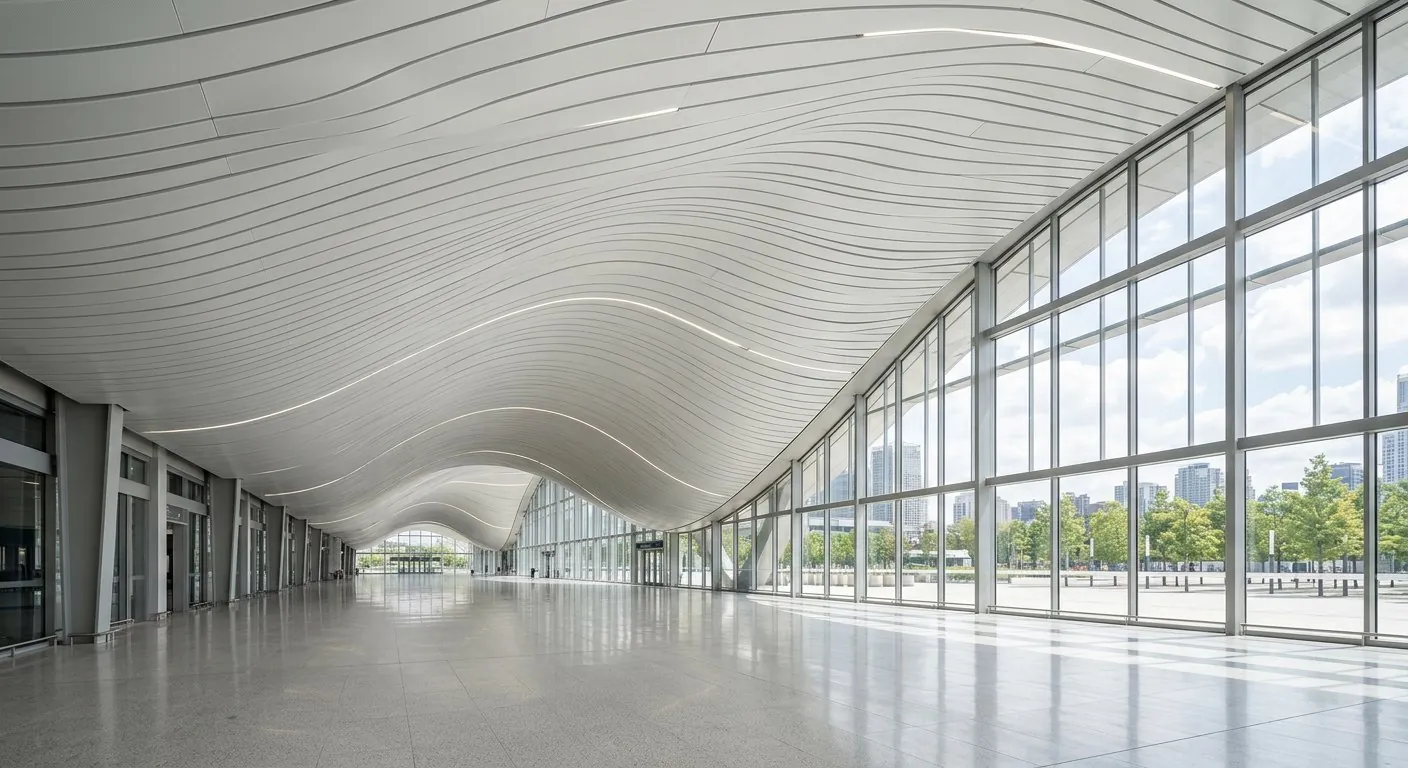 Aluminium ceiling installation reference